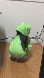 Frog cosplay costumes,adult's and children's amphibians costumes,parent-child costumes for kindergarten performances.