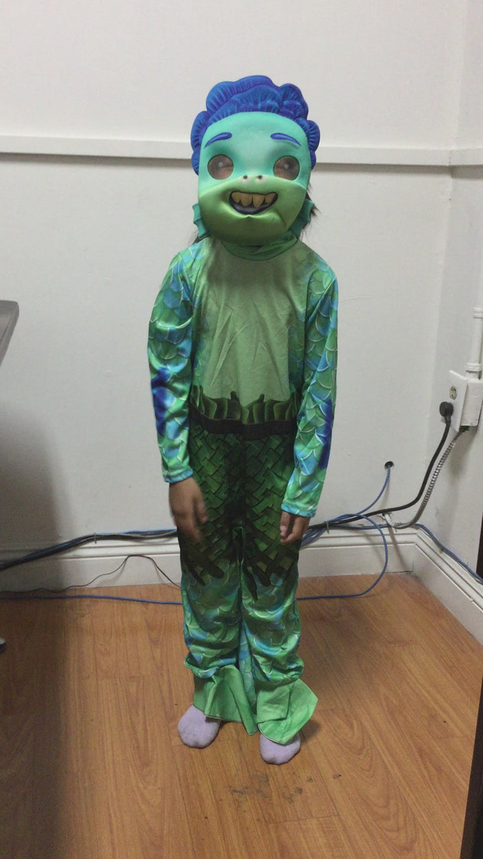 Halloween Luca Costumes,Summer Friendship Day Alberto Sea Monster Siamese Cosplay Costumes,Stage Performance Costumes.